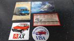 Lot 5 vintage stickers automerk Citroën AX Visa Jumpy C3, Auto of Motor, Ophalen of Verzenden, Zo goed als nieuw