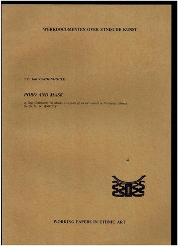 Poro and mask - Jan Vandenhoute beschikbaar voor biedingen