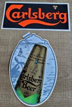 Oude stickers: Carlsberg Beer, Verzamelen, Biermerken, Ophalen of Verzenden, Zo goed als nieuw, Overige typen, Overige merken