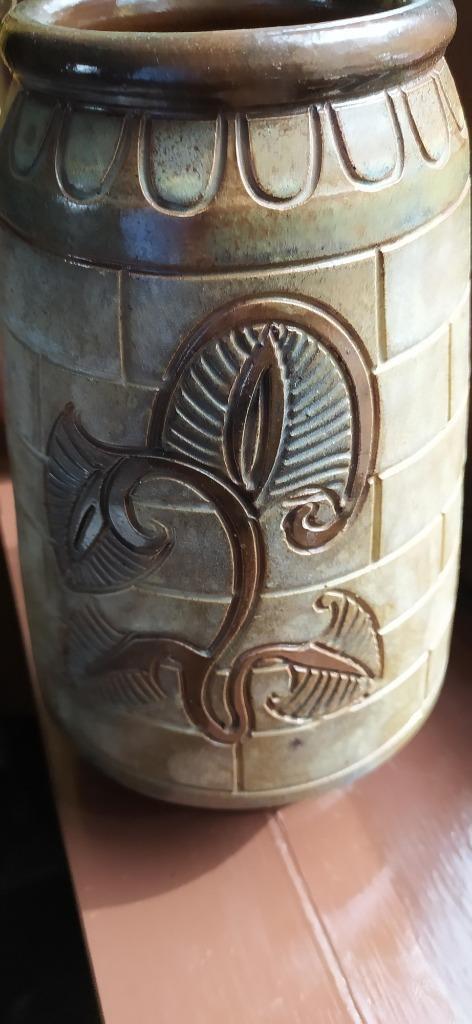Vase en grès signé, Antiquités & Art, Art | Sculptures & Bois, Enlèvement
