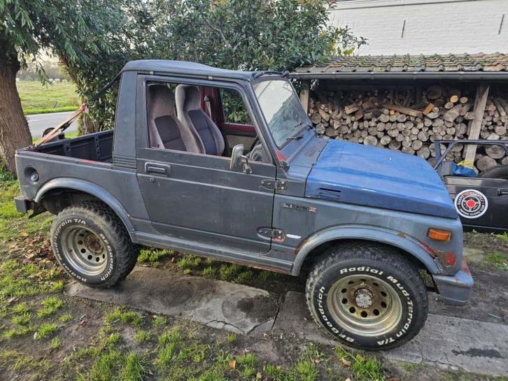 Te koop Suzuki SJ413 / Samurai, Auto's, Suzuki, Particulier, Samurai, Benzine, SUV of Terreinwagen, 2 deurs, Handgeschakeld, Zilver of Grijs