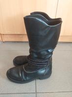 Zwarte laarzen met steentjes maat 32, goede staat, Ophalen of Verzenden, Gebruikt, Meisje, Laarzen