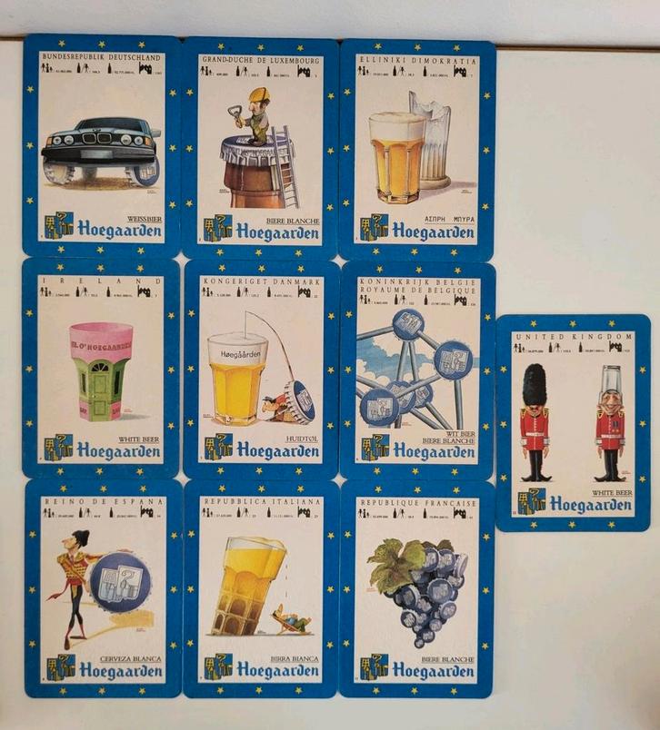 postkaarten hoegaarden bierkaartjes Europa viltjes Meersman, Verzamelen, Biermerken, Zo goed als nieuw, Viltje(s), Overige merken