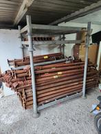 Bouwstempels te koop inclusief stappelbok, Doe-het-zelf en Bouw, Steigers, Ophalen, Zo goed als nieuw