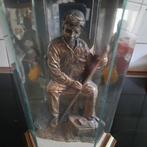 Vinkenzetter ( trofee ) . Mooi stuk ! In glazen omhulsel ., Ophalen, Gebruikt