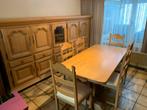 Eiken eetkamer met tv meubel, Huis en Inrichting, Complete eetkamers, Ophalen, Gebruikt