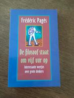 DE  FILOSOOF STAAT OM VIJF UUR OP, Ophalen of Verzenden, Nieuw