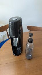 Sodastream spirit + twee flessen, zwart, Elektronische apparatuur, Bruiswatermachines, Ophalen, Gebruikt