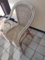 Rieten stoel, Huis en Inrichting, Ophalen, Gevlochten riet, Gebruikt, Bruin