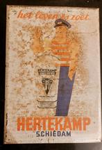 1948 Hertekamp jenever reclame bord, Verzamelen, Ophalen of Verzenden, Zo goed als nieuw