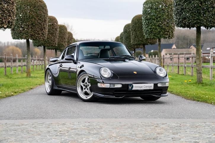 Porsche 993 C4 au look RS, Autos, Porsche, Entreprise, Achat, ABS, Essence, Coupé, 2 portes, Boîte manuelle, Noir, Noir, Cuir