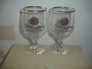 Bierglas Ommegang 33cl M12, brij Haacht beschikbaar voor biedingen
