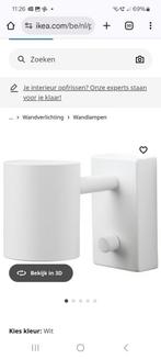 Wandlamp Ikea Nymane wit, Enlèvement, Neuf