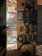 Nintendo switch v2 met 9 games en accessoires, Ophalen of Verzenden, Zo goed als nieuw, Met games