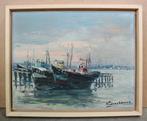 Walter JONCKHEERE, inde haven van Zeebrugge, Antiek en Kunst, Ophalen of Verzenden