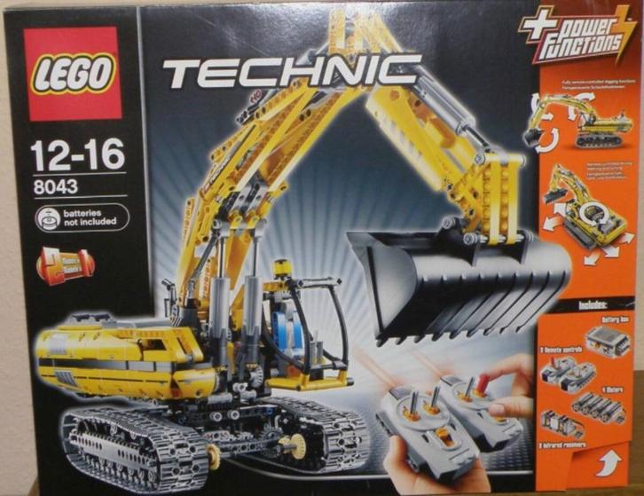 Lego technic graafmachine met Motor 8043, Kinderen en Baby's, Speelgoed | Duplo en Lego, Zo goed als nieuw, Lego, Complete set