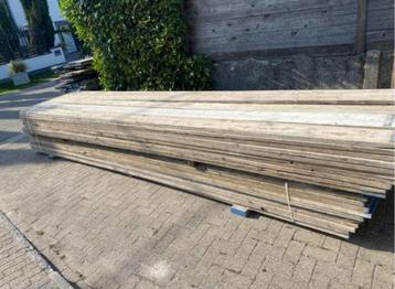 Gebruikt steigerhout ( 3 euro ), Enlèvement, Bois d'échafaudage