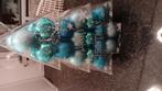 Nieuwe kerstballen blauwe 34 stuks en zwart/zilver 36stuks, Ophalen, Nieuw