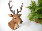 Beeld van een hertenkop / hertenhoofd, Antiek en Kunst, Ophalen of Verzenden