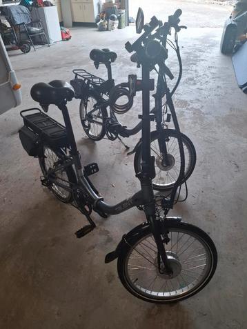 2 vouwfietsen eletrisch 1 jaar oud beschikbaar voor biedingen