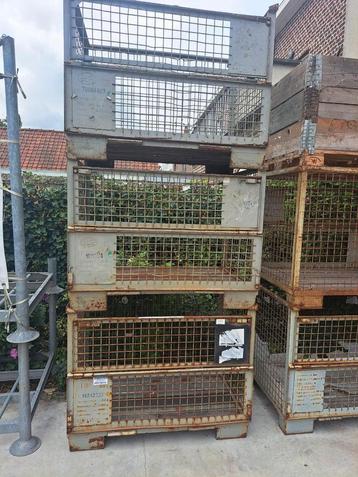 Gitterboxen en draadcontainers beschikbaar voor biedingen