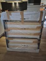 Opklapbed 90x200 nieuw (in verpakking) met traagschuimmatras, Ophalen, 90 cm, Eenpersoons, Zwart