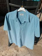 Chemises manches courtes vichy bleu et blanc, Blauw, Ophalen of Verzenden, Overige halswijdtes, Canda