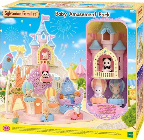 Neuf - Sylvanian Le parc d'attraction féérique (5537), Kinderen en Baby's, Speelgoed | Poppen, Nieuw, Ophalen of Verzenden