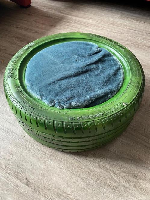 Zitband. Autoband met kussen in, om op te zitten. Super leuk, Huis en Inrichting, Zitzakken, Gebruikt, Overige typen, Groen, Ophalen