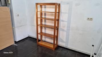 étagère bibliothèque en bois démontable dimensions 180cmx90c