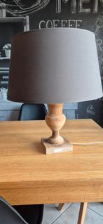 Trendy lampadaire in hout met mooie kap, Ophalen, Zo goed als nieuw