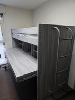 Hoogteslaper met uitschuifbare bureau en matras., Ophalen, Zo goed als nieuw, Hoogslaper