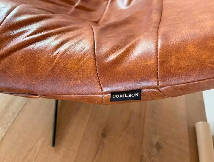 2x relaxzetel leder : Merk Bodilson, Huis en Inrichting, Fauteuils, Zo goed als nieuw, Leer, 75 tot 100 cm, 75 tot 100 cm, Ophalen