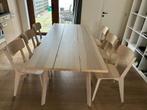 IKEA Ypperlig tafel met Lisabo stoelen, Ophalen, 50 tot 100 cm, Zo goed als nieuw, Vijf personen of meer