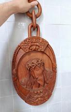 Grand Christ africain sculpté sur bois, Antiquités & Art, Enlèvement ou Envoi