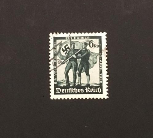 Duitse postzegel 1938 - Volksabstimmung, Postzegels en Munten, Postzegels | Europa | Duitsland, Gestempeld, Duitse Keizerrijk