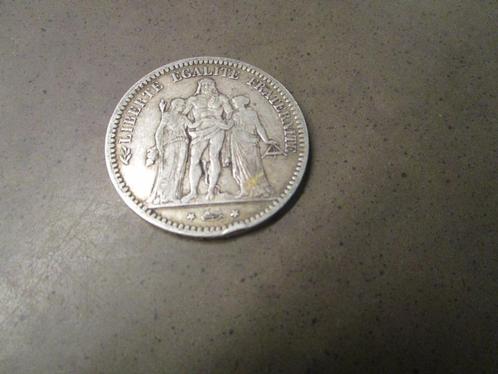 AFGESLOTEN:  Franse munt - 5 francs - 1873 - zilver, Postzegels en Munten, Munten | Europa | Euromunten, Losse munt, Frankrijk