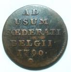 1 oord  of liard 1790 brabantse omwenteling T. Van Berckel, Postzegels en Munten, Ophalen of Verzenden, België, Losse munt