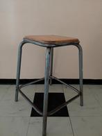 Vintage kruk - industrial look, Ophalen, Gebruikt
