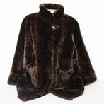 Zeer Mooie Faux Fur Daville Paris Jas (Maat 44) € 110,-, Kleding | Dames, Bruin, Verzenden, Maat 42/44 (L), Zo goed als nieuw