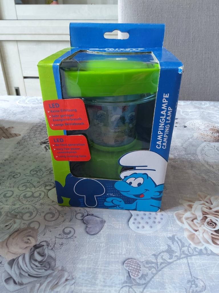 Les Schtroumpfs lampe de camping enfants Led, Enlèvement ou Envoi, Comme neuf, Autres types