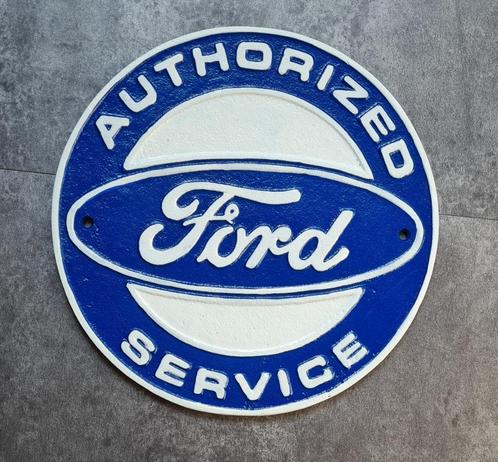 Ford service zwaar gietijzer reclame bord garage mancave, Verzamelen, Merken en Reclamevoorwerpen, Gebruikt, Reclamebord, Ophalen of Verzenden
