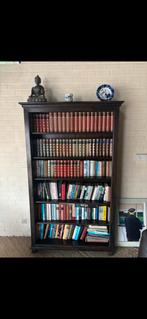 Eiken boekenrek, Huis en Inrichting, Kasten | Boekenkasten, Ophalen, Met plank(en), 100 tot 150 cm, 200 cm of meer