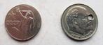 Lot van 2 munten van 1 roebel USSR, Postzegels en Munten, Ophalen of Verzenden, Rusland, Losse munt