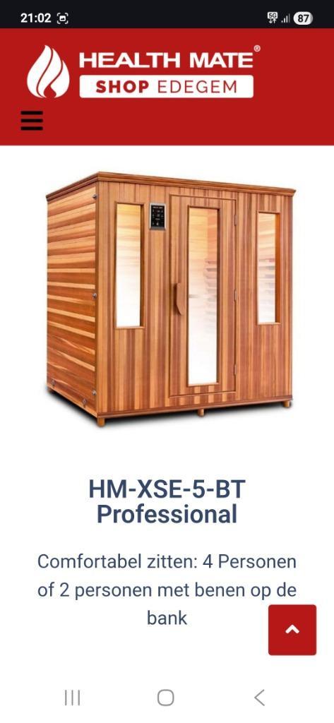 Infraroodcabine, Elektronische apparatuur, Persoonlijke Verzorgingsapparatuur, Zo goed als nieuw, Overige typen, Ophalen