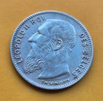 50 Centimes.  1909 . Leopold ll, Zilver, Ophalen of Verzenden, Losse munt, Zilver