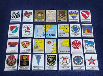 28 versch. Panini stickers ' Footballclubs1975 '   -nieuw- beschikbaar voor biedingen