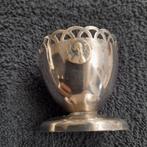 Mooi verzilverd eierdopje, Antiek en Kunst, Antiek | Zilver en Goud, Ophalen