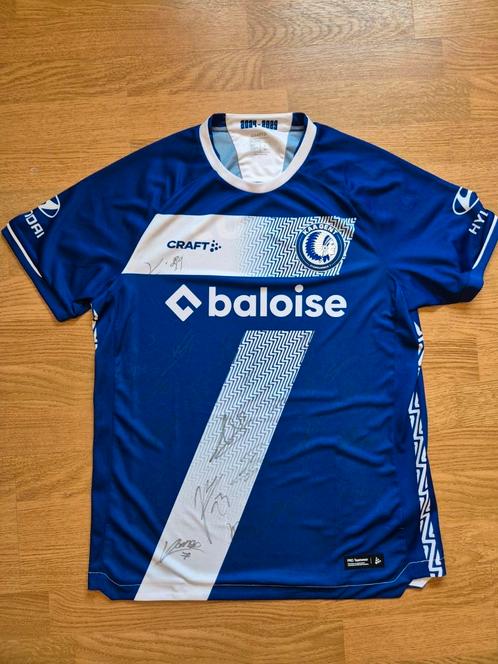 Truitje KAA Gent getekend door heel de ploeg - tvv KOTK, Sport en Fitness, Voetbal, Nieuw, Maat L, Ophalen of Verzenden