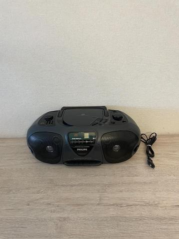 Philips cd speler, radio en cassette recorder model AZ805200, Enlèvement ou Envoi, Comme neuf, Philips, Avec radio